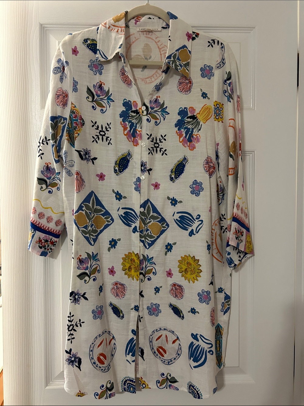 Label of Love linen dress-Sz M